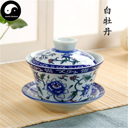 Ceramic Gaiwan Tea Cup 180ml 盖碗-Health Wisdom™