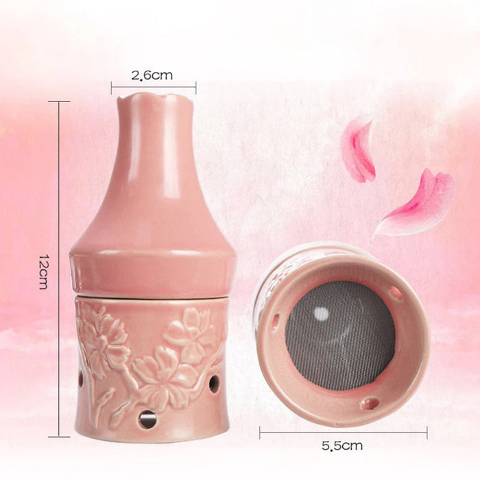Ceramic Moxibustion Jar Facial Beauty Massage Moxa Therapy Porcelain Warm Scraping Cup Hand Hold Meridian Acupoint Massager-Health Wisdom™