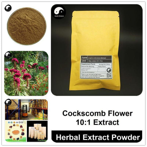 Cockscomb Flower Extract Powder, Flos Celosiae Cristatae P.E. 10:1, Ji Guan Hua-Health Wisdom™