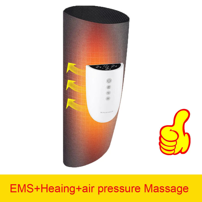 EMS 360° Calf Thigh Heated Massager Leg Air Pressotherapy Foot Muscle Rehabilitation Physiotherapy Circulation Sanguine Jambe-Health Wisdom™