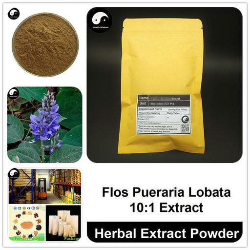 FIos Pueraria Lobata Extract Powder, Lobed Kudzuvine Flower P.E. 10:1, Ge Hua-Health Wisdom™