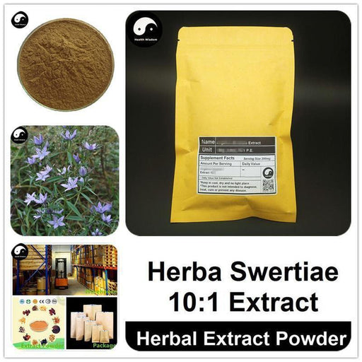 Herba Swertiae Extract Powder, False Chinese Swertia Herb P.E. 10:1, Dang Yao-Health Wisdom™