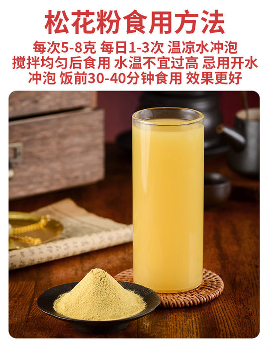 Po Bi Song Hua Fen 破壁松花粉, Pure Pine Pollen Powder, Shell-broken Pine Pollen-Health Wisdom™