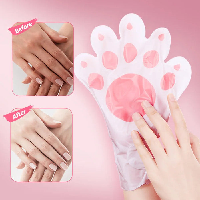 10 Pairs Goat Milk Nourishing Hand Mask Hands Masks Moisturizing Anti Wrinkle Whitening Hand Gloves Skin Care Products-Health Wisdom™