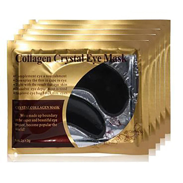 100Pcs=50Pairs Gold Collagen Crystal Eye Mask Anti Wrinkle Eye Patches Moisturizing Nourishing Anti Aging Eyes Care for Beauty-Health Wisdom™