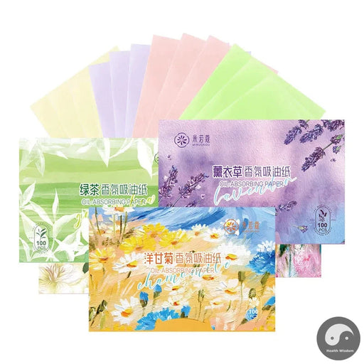 100pcs Facial Oil Absorbing Paper Facial Absorbent Paper Face Oil Removing Sheets Makeup Tool Skin Care Products for Women