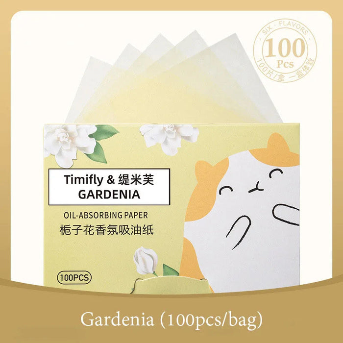 100pcs Fragrance Facial Oil Absorbing Paper facial absorbent paper Face Oil Absorbing Sheets Makeup Tools Skin Care for Women-Health Wisdom™