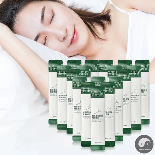 100pcs Korean Collagen Sleeping Facial Masks Moisturizing Anti-wrinkle Repairing Brighten Skin Face Mask Korean Skin Care