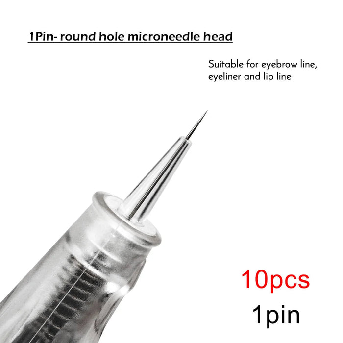 10/50pcs Screw Slot Micro Needle Pen Electric Derma Pen 9pin /12pin /36pin /nano/3D Needles Cartridges for Face Skin Hair Growth-Health Wisdom™