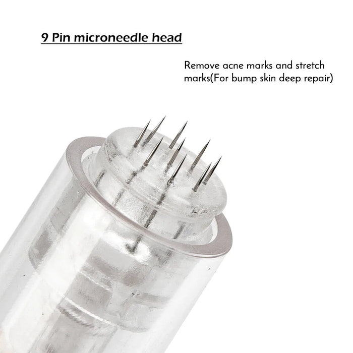 10/50pcs Screw Slot Micro Needle Pen Electric Derma Pen 9pin /12pin /36pin /nano/3D Needles Cartridges for Face Skin Hair Growth-Health Wisdom™