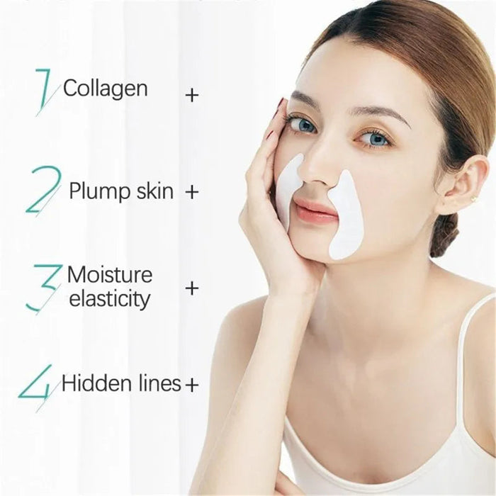 10Pcs Face Care Mask Remove Frown Lines Anti Wrinkle Patches Gel Nasolabial Folds Mask Anti Aging Firming Lifting Skin Stickers-Health Wisdom™