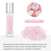 10pcs 10ml Roll On Bottles Natural Gemstone Essential Oil Roller Ball Bottles Transparent Perfumes Oil Liquid with Crystal Chips-Health Wisdom™
