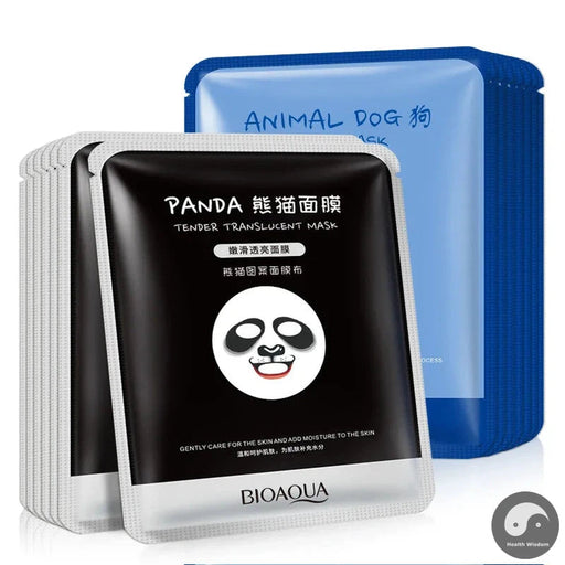 10pcs BIOAQUA Animal Pattern Facial Masks Moisturizing Oil Control Nourishing sknicare Face Mask Facial Skin Care Products