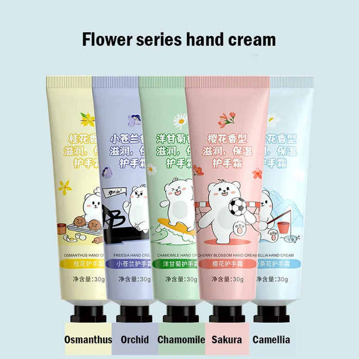 10pcs Fruit Flower Hand Cream Sets Sakura Avocado Chamomile Hand Creams Moisturizing Anti Wrinkle Hands Skin Care Products-Health Wisdom™