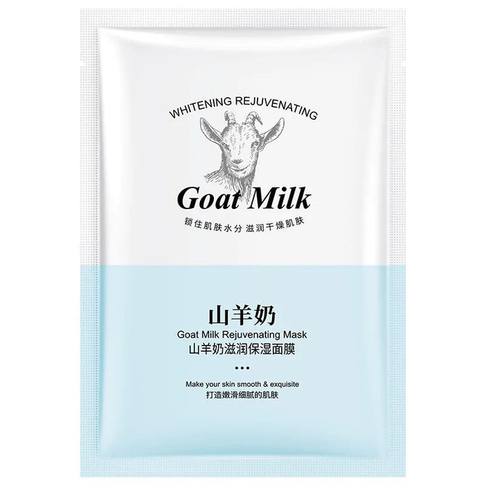 10pcs Goat Milk Face Mask Moisturizing Improve Dry Skin Facial Care Whitening Face Sheet Mask Facial Masks For Beauty Skincare-Health Wisdom™