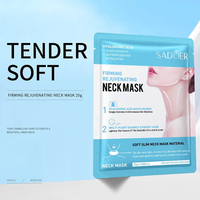 10pcs Hyaluronic Acid Neck Mask Collagen Firming Masks Anti-Wrinkle Whitening Anti-Aging Beauty Moisturizing Necks Skin Care-Health Wisdom™