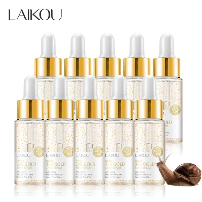 10pcs LAIKOU Sakura Serum Vitamin C Facial Essence Moisturizing Hydrating Anti-Aging Anti Wrinkle Face Serum Skin Care Products-Health Wisdom™