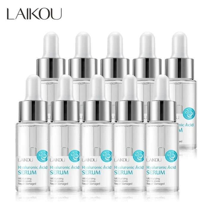 10pcs LAIKOU Sakura Serum Vitamin C Facial Essence Moisturizing Hydrating Anti-Aging Anti Wrinkle Face Serum Skin Care Products-Health Wisdom™