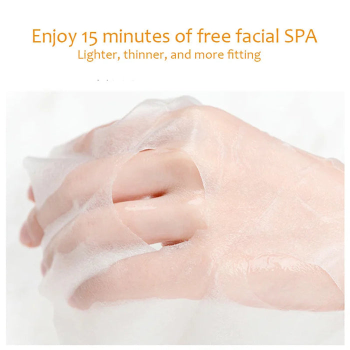 10pcs Vitamin C Face Mask skincare Moisturizing Brightening Anti Wrinkle Facial Masks Face Sheet Mask Skin Care Products-Health Wisdom™