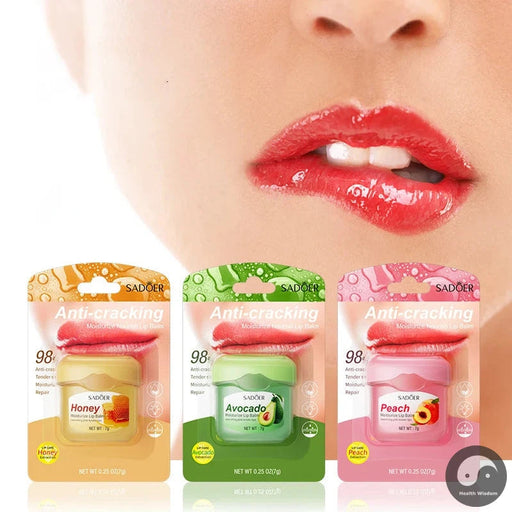 1pcs Honey Peach Lip Balm Long-lasting Moisturizing Non-sticky Lipstick Repairing Anti-wrinkle Lips Skin Care Lip Plumper-Health Wisdom™
