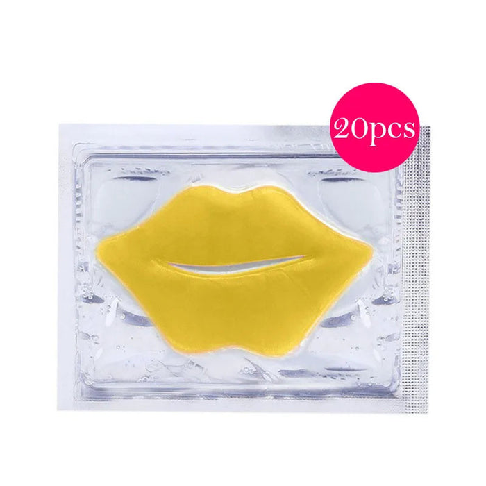 20pcs Crystal Collagen Lip Patches Moisturizing Anti-wrinkle Nourishing Lip Mask Lips Care Labial Masks Lips Plumper Gel Pads-Health Wisdom™