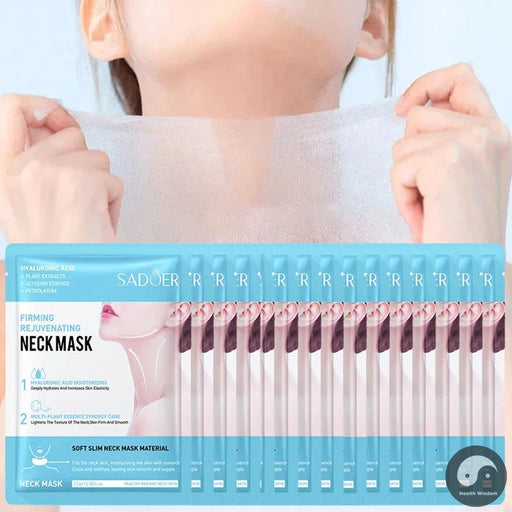 20pcs Hyaluronic Acid Neck Mask Collagen Firming Masks Anti-Wrinkle Whitening Anti-Aging Beauty Moisturizing Necks Skin Care-Health Wisdom™