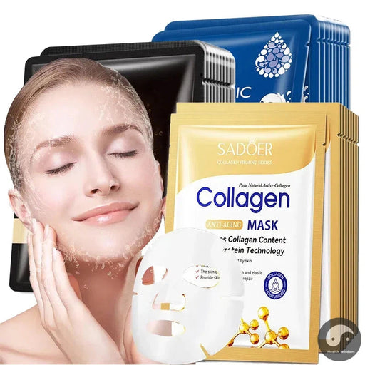 20pcs Snail Collagen Face Mask skincare Moisturizing Anti wrinkle Whitening Facial Masks Face Sheet Mask Korean Skin Care-Health Wisdom™