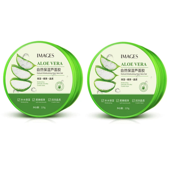 220g IMAGES Natural Aloe Vera Gel Moisturizing Face Cream Facial Care Day Creams Acne Treatment Hydrating Skin Care Aloe Gel-Health Wisdom™