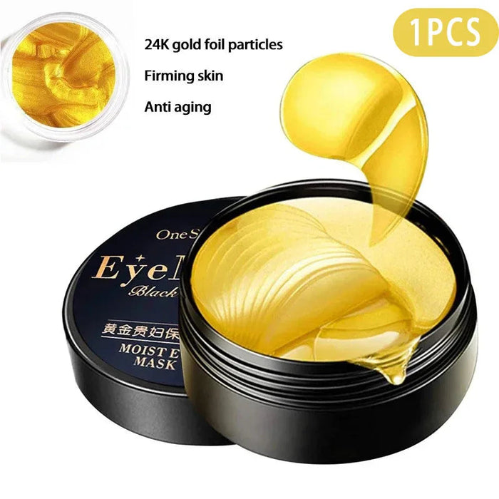 24K Gold Hyaluronic Acid Eye Mask to get rid of under-eye bags skin care products collagen eye patch Korean cosmetics Beauty-Health Wisdom™