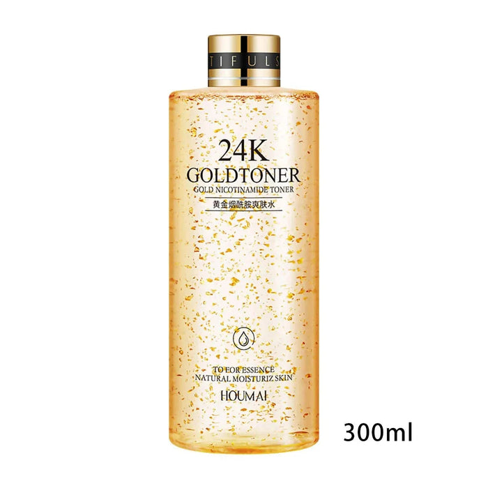 24K Golden Niacinamide Essence Liquid Deeply Nourishes Anti Wrinkles Anti Aging Hyaluronic Acid Nourish Skin Facial Moisturizer