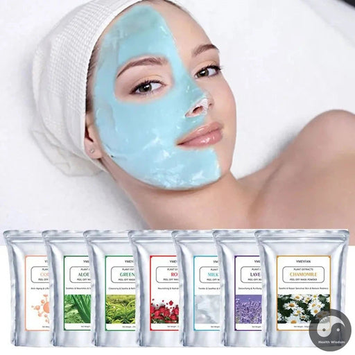 250g Natural Soft Hydro Jelly Face Mask Powder Masks Rose collagen Lavender DIY Rubber Facial SPA Jelly Mask Facial Skin Care-Health Wisdom™