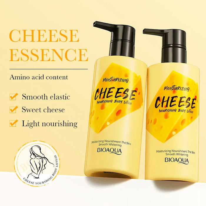 250ml BIOAOUA Rice Body Lotion Cheese Skin Lightening Body Cream Moisturize Hydrating for Dark Skin Whitening Body Dropshipping