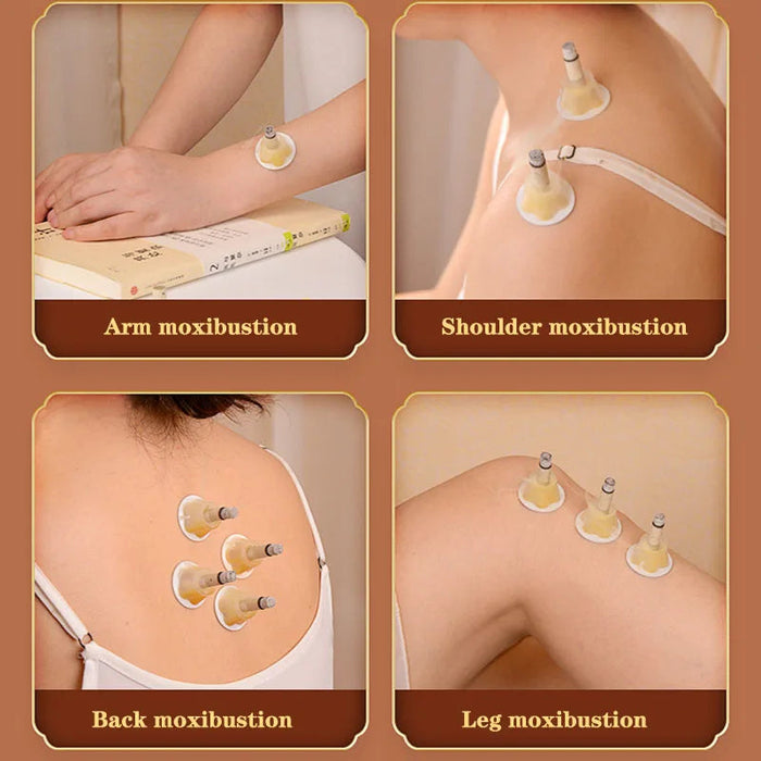 25Pcs Premium Moxibustion Sticker Mugwort Chinese Medicine Moxa Therapy Acupuncture Losing Weight Massager Warm Uterus Stomach-Health Wisdom™