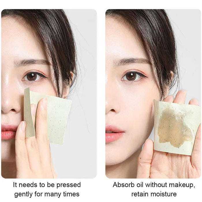 300PCS/Box Oil Control Face Absorbent Paper Face Oil Control Cleaning Wipes Absorbing Sheet Oily Matting Tissue Face Care Paper-Health Wisdom™