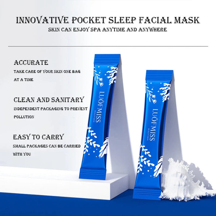 30pcs Hyaluronic Acid Sleeping Face Masks No-wash Disposable Facial Mask Moisturizing Anti-aging Skin Care Korean Cosmetics-Health Wisdom™