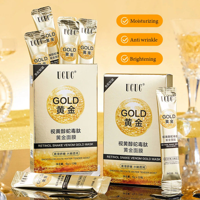 30pcs Retinol Collagen Face Mask Anti-wrinkle Firming Peeling Masks skincare Gold Facial Masks Beauty Face Skin Care Products-Health Wisdom™
