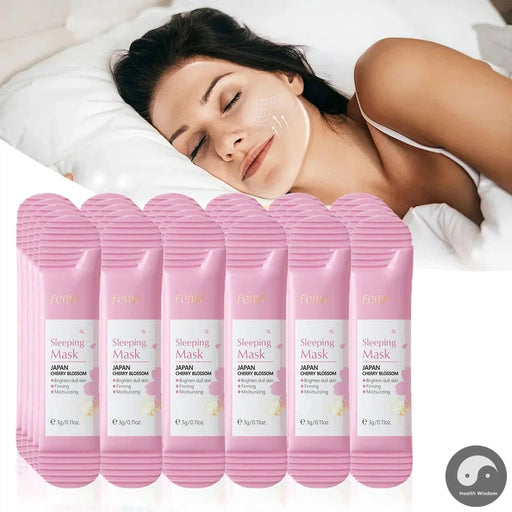 30pcs Sakura Sleeping Face Mask skincare Moisturizing Nourishing Anti Wrinkle Whitening Facial Masks Skin Care Products