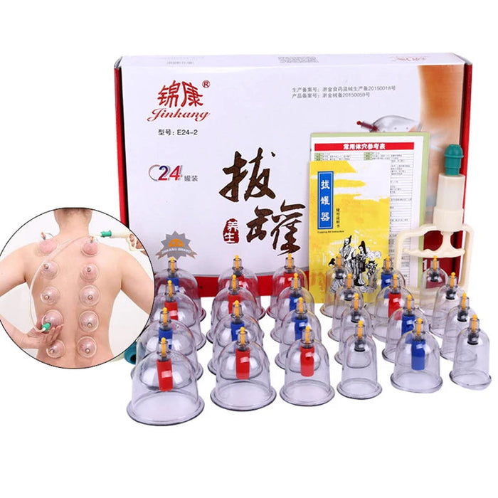 32 Cupping Therapy Set Vacuum Cupping Cup Body Massager Suction Cups Chinese Medicine Physiotherapy Vacuum Cups Heathy Care-Health Wisdom™