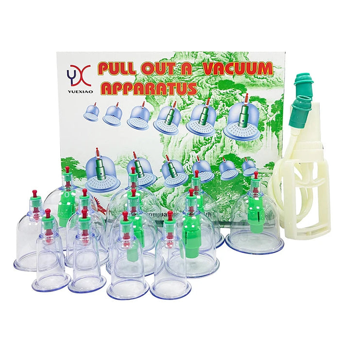 32 Cupping Therapy Set Vacuum Cupping Cup Body Massager Suction Cups Chinese Medicine Physiotherapy Vacuum Cups Heathy Care