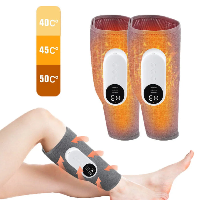 360° Air Pressure Calf Massager Presotherapy Machine 3 Mode Foot Leg Muscle Relaxation Promote Blood Circulation Relieve Pain-Health Wisdom™