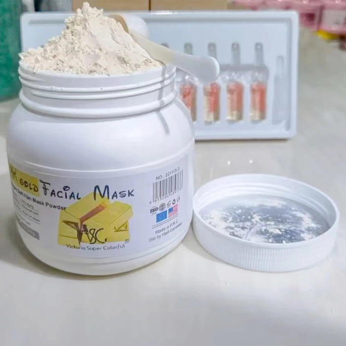 500g Niacinamide Soft DIY Jelly Mask Powder Moisturizing Whitening Rose Salicylic Acid Ceramide Face Powder Mask Wholesale