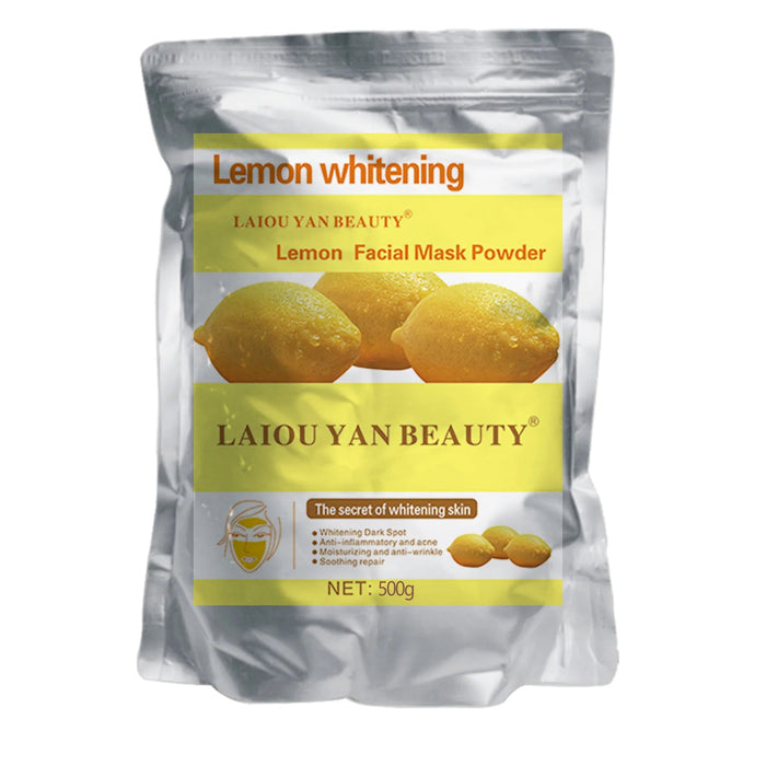 500g Pearl Whitening and Moisturizing Facial Mask Powder Green Tea Olives Lemon Natural Soft Jelly Powder Anti-wrinkle Skin Care-Health Wisdom™
