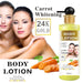 500ml Argan Whitening Body Lotion Moisturizing Refreshing and Not Greasy Body Cream Kojic Acid and Carrot Body Lotion