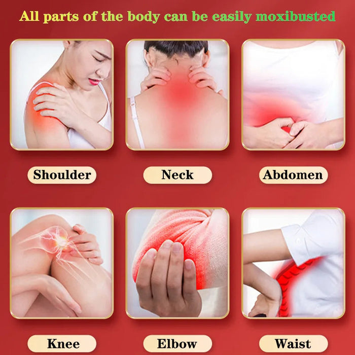 50ML Wormwood Herb Liquid Warm Neck Knee Plaster Easily Absorbed Rolling Moxibustion Acupoints Smokeless Moxa Therapy-Health Wisdom™