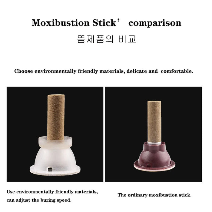 50Pcs Moxa Stick Moxibustion Stickers Temperature Control Moxas Therapy Acupuncture Massager For Body Warm Uterus Stomach-Health Wisdom™