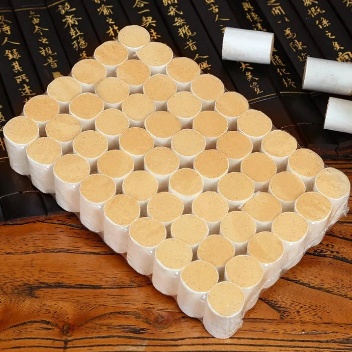 54Pcs/Set Moxibustion Roll Using Pure Nature Wormwood Chinese Medicine Moxa Care Meridian Warm Therapy Relieve Pain Health Care-Health Wisdom™