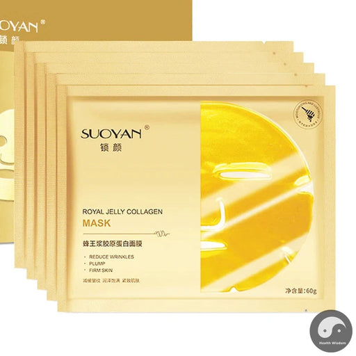 5pcs Honey Gold Collagen Facial Masks skincare Anti Wrinkle Moisturizing Anti-aging Face Mask Beauty Facial Skin Care Products