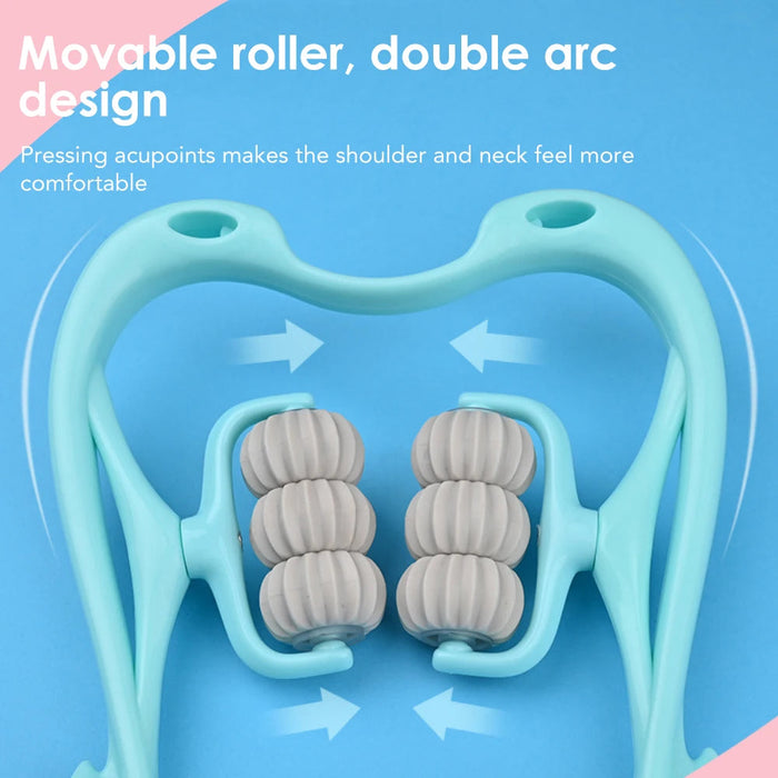 6-wheel Portable Neck Massager Roller
