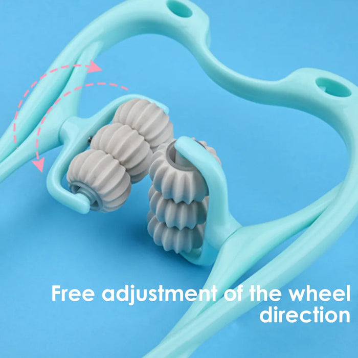 6-wheel Portable Neck Massager Roller-Health Wisdom™