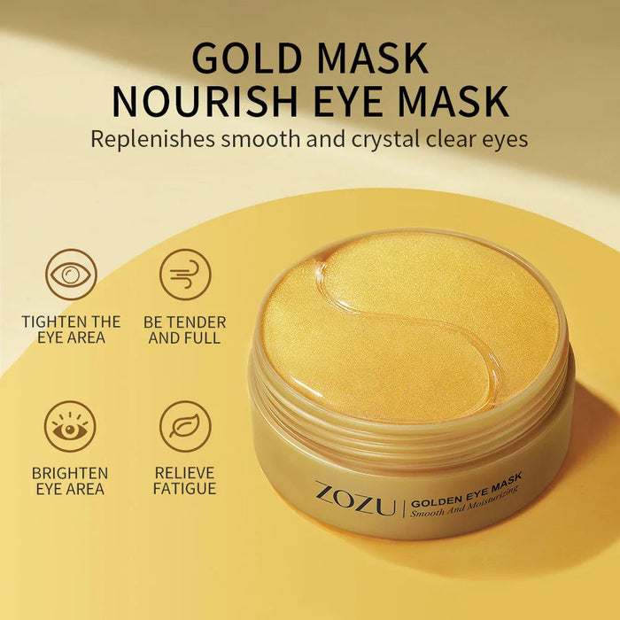 60pcs Avocado Golden Collagen Eye Mask Anti Dark Circles Eye Bags Moisturizing Anti Wrinkle Eye Patches Skin Care Products-Health Wisdom™